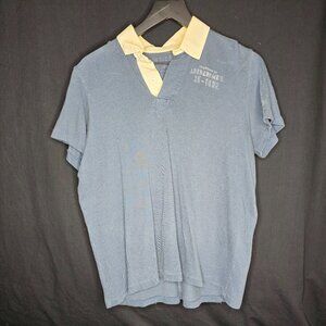 Vintage Abercrombie and Fitch Blue Polo Shirt Short Sleeve